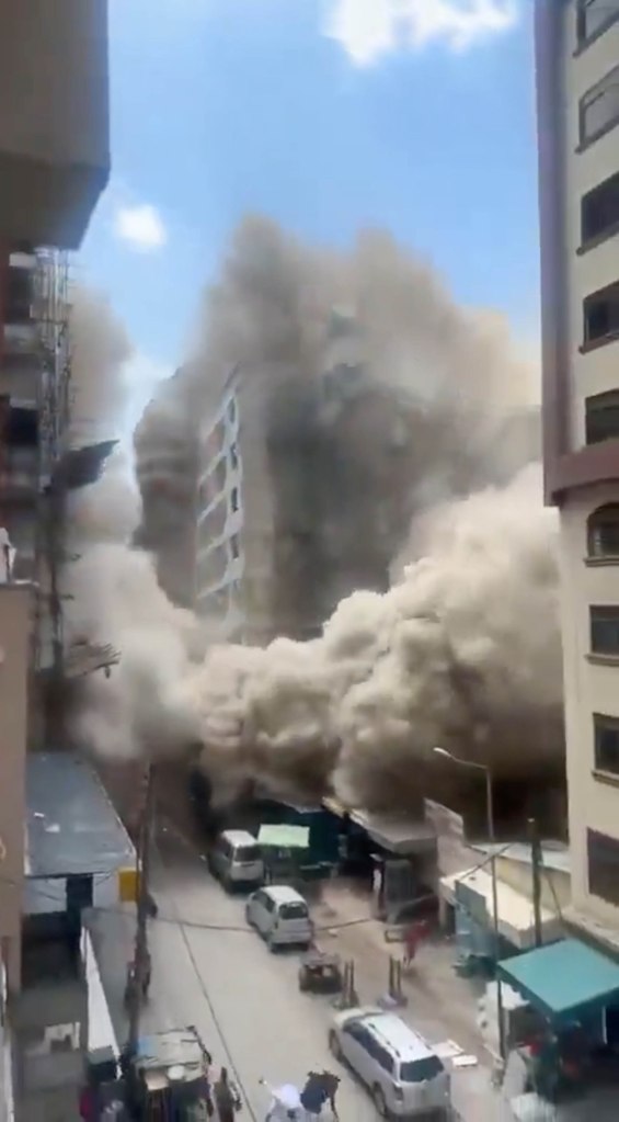 Multi-story building collapses in Kenya, leaving many feared trapped under the rubble