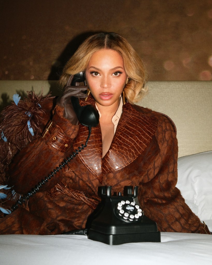 Beyoncé wears nothing but fur, heels and jewels on the cover of i-D magazine