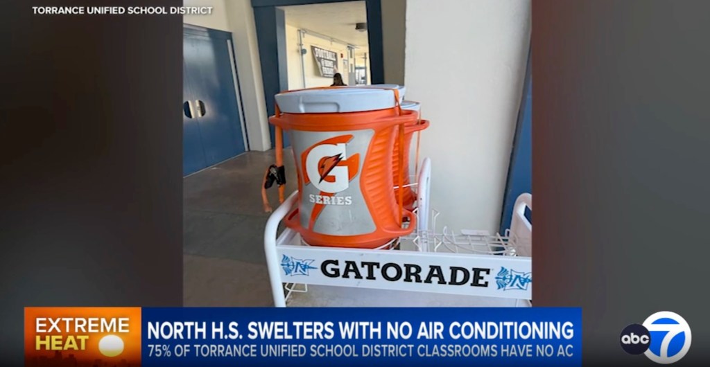 California students suffer in intense heat with no air conditioning across hundreds of classrooms