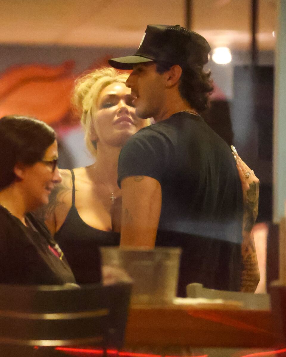 Bunnie Xo, 46, passionately kisses 24-year-old boyfriend Dylan Wolf after defending age gap backlash