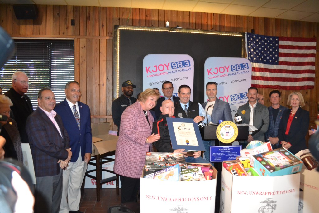 Long Island Marine vet who delivered ‘2 million’ toys to needy kids keeps going despite stroke