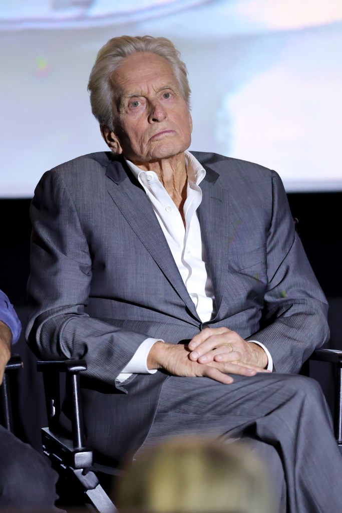 Michael Douglas snaps at reporter while addressing rumored sex addiction in tense interview