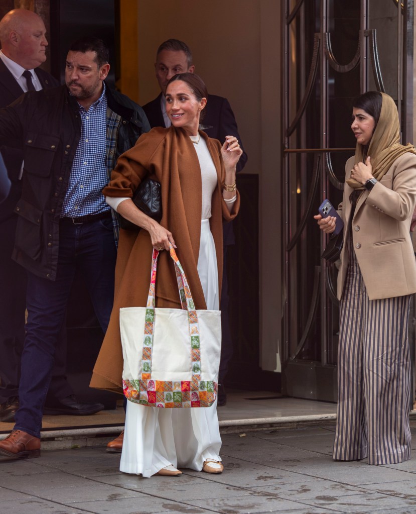 Meghan Markle dons Chanel and $21K in jewels for lunch date in London