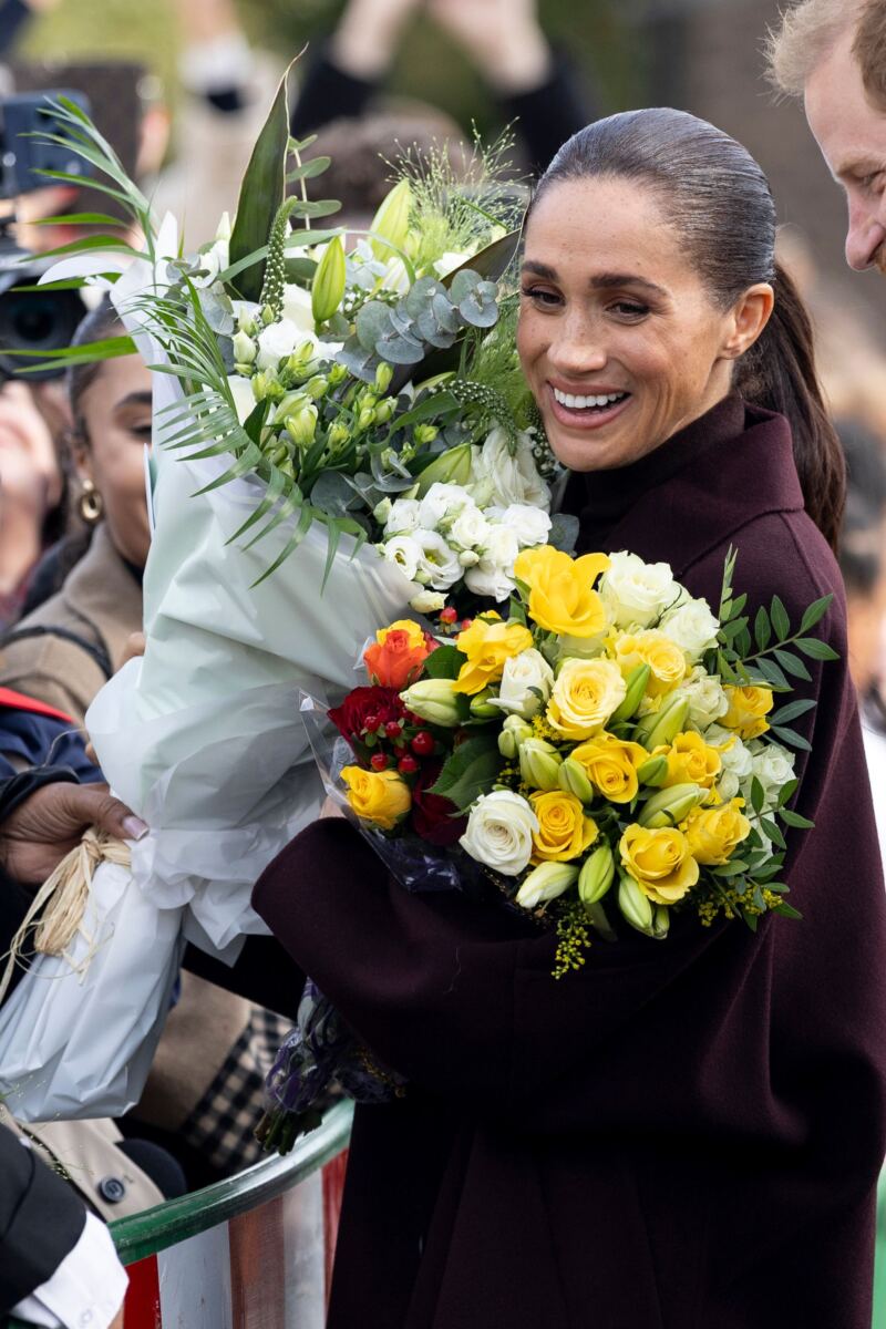Meghan Markle makes first official joint appearance with Prince Harry since UK move: ‘It’s great to be back’