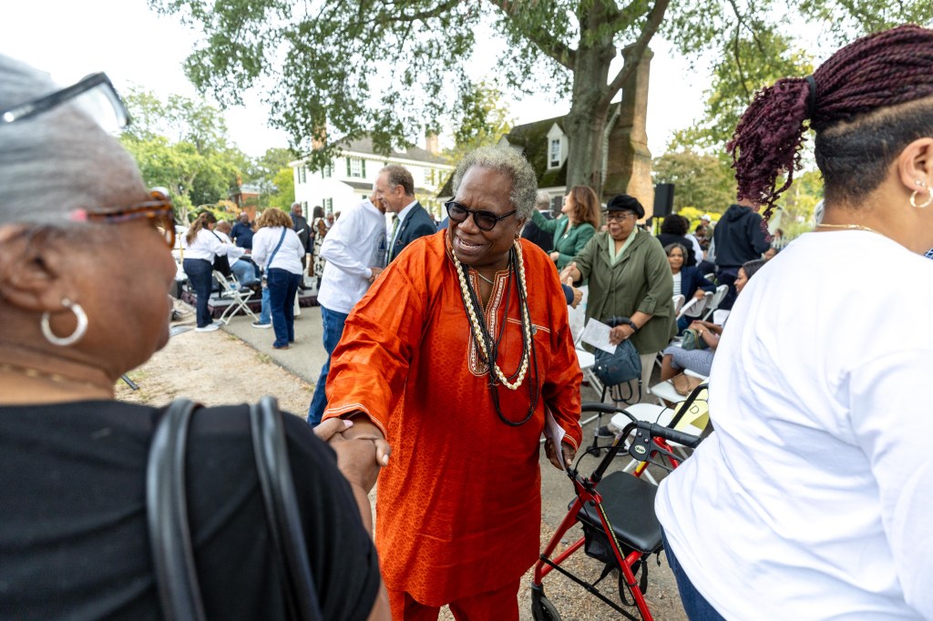 Churchgoers celebrate reconstruction of one of the oldest Black churches in the US