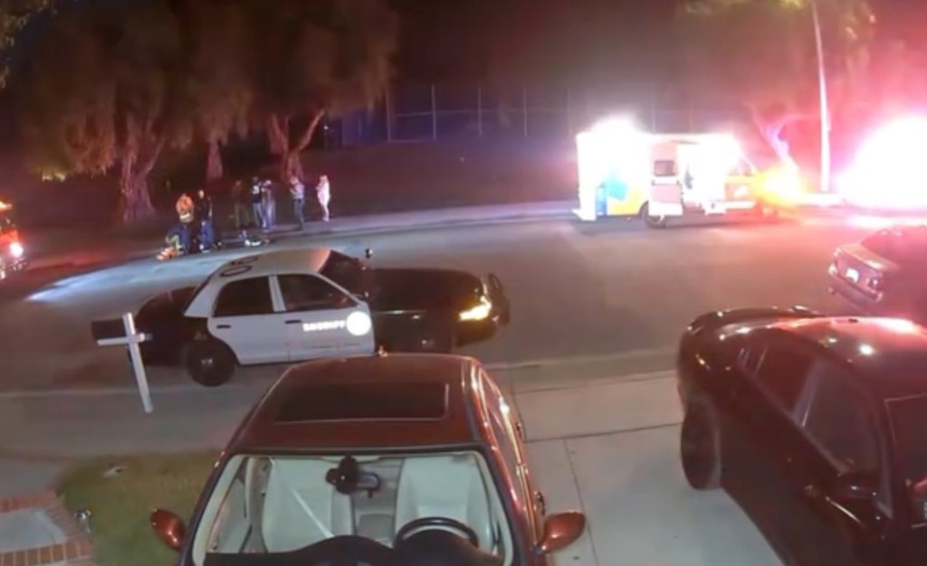 Horrific moment man drops woman on SoCal street and speeds off in white truck chilling video shows