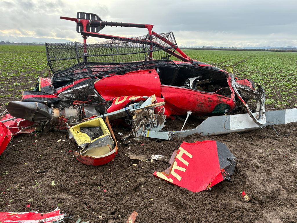 Oregon helicopter crash witness recalls horrifying moment chopper ‘dropped straight down’ killing pilot, instructor, student