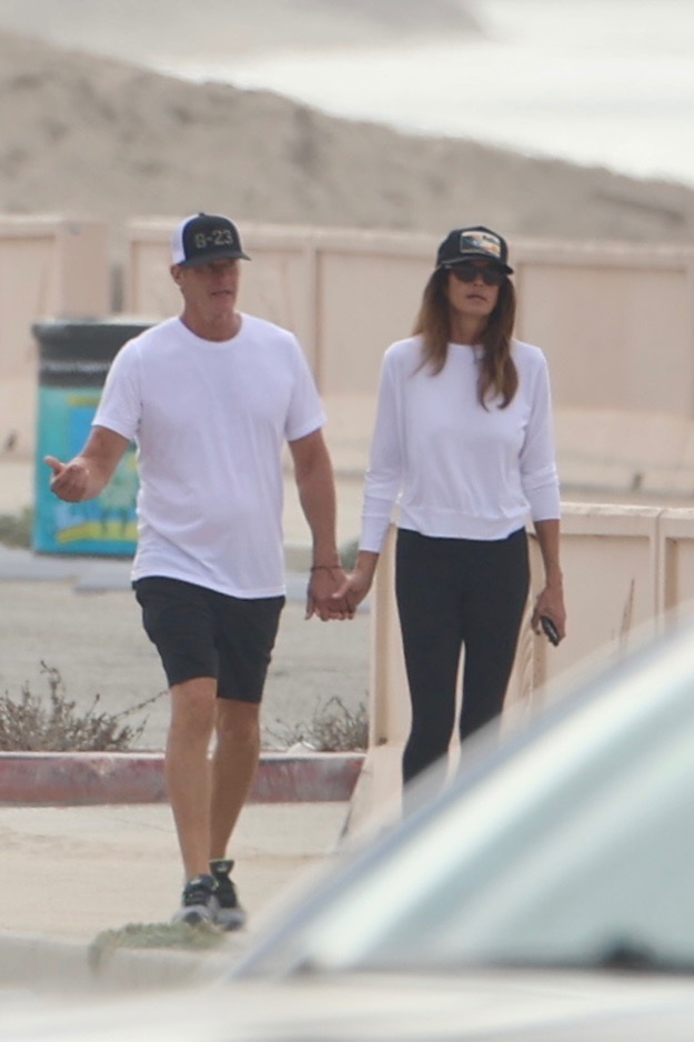 Cindy Crawford, husband Rande Gerber hold hands in first public outing since son Presley’s death