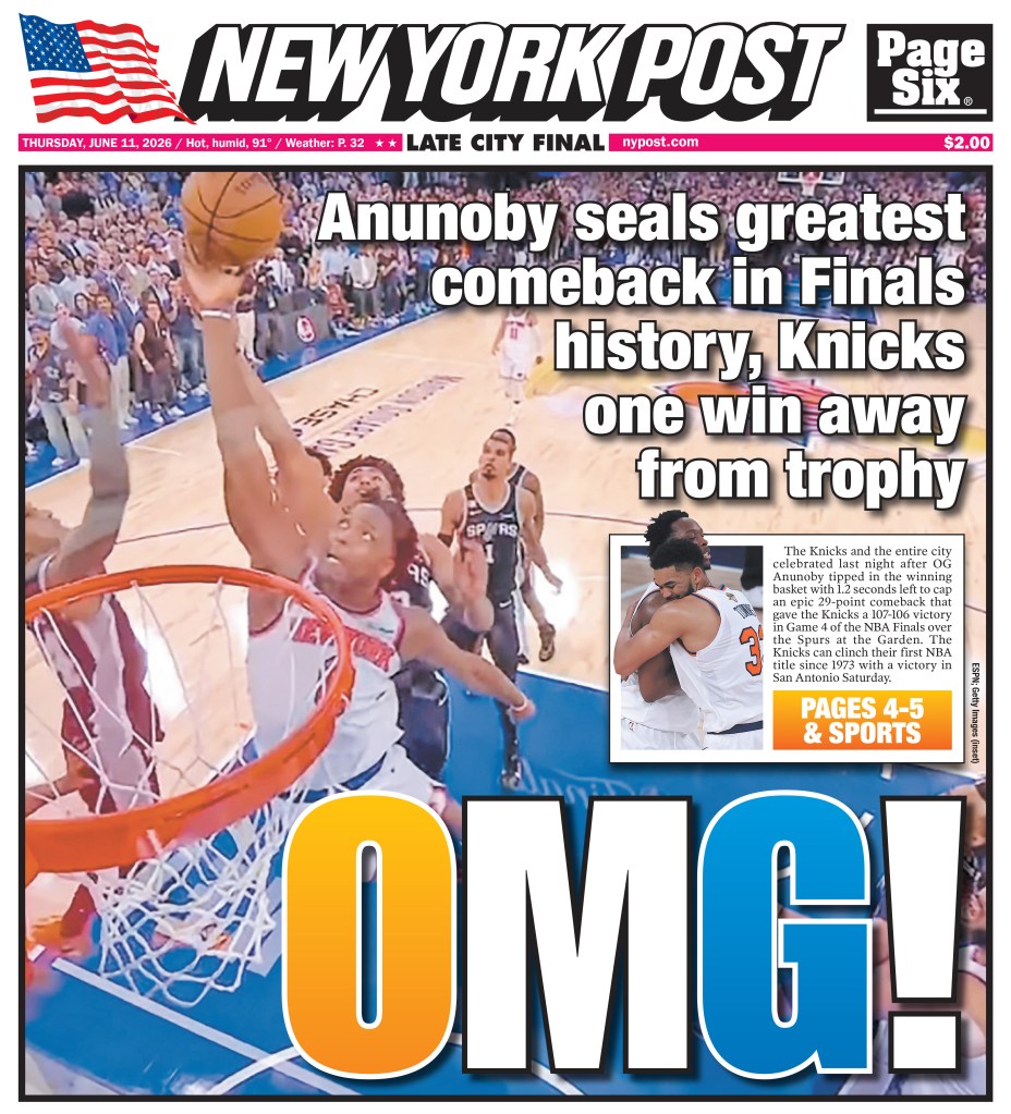 Knicks fanatic’s viral Halloween display reinvents Finals ‘tip in’ with an undead twist