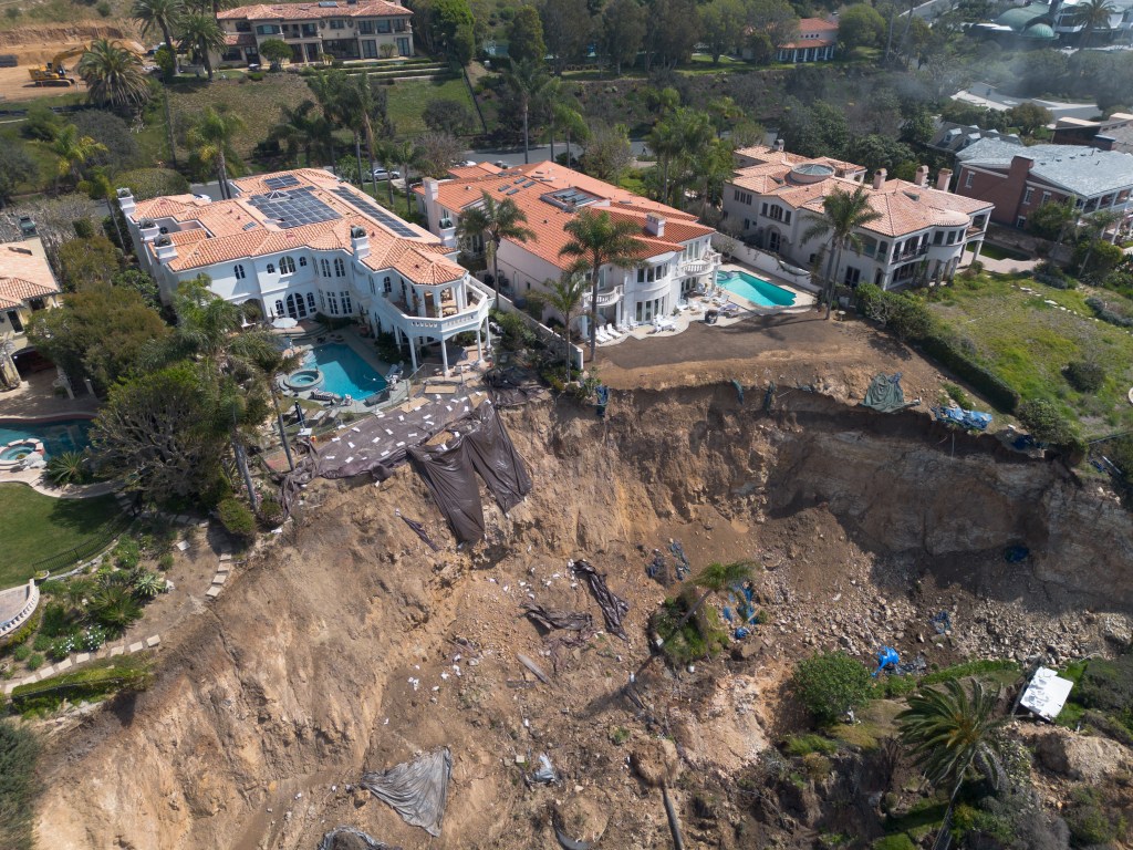 Ritzy LA enclave faces new crisis as coast slips quicker into ocean