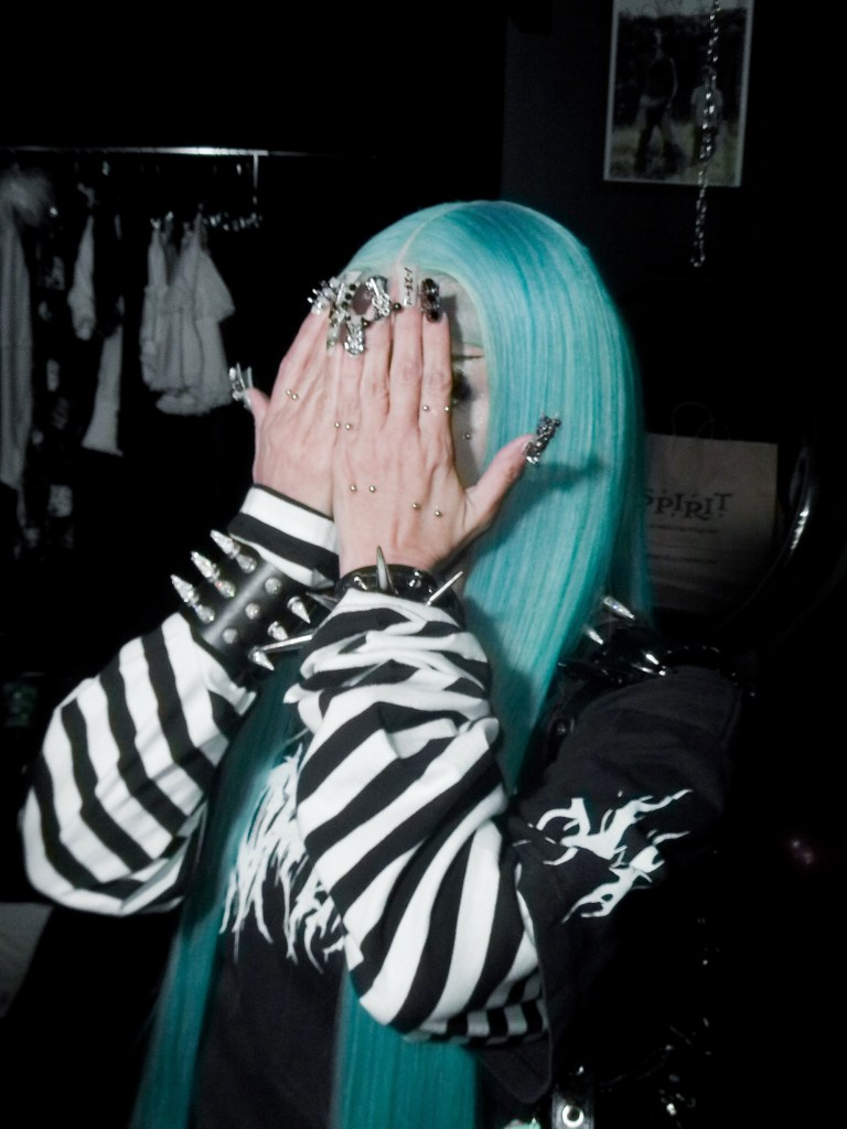 Kim Kardashian transforms into 13-year-old daughter North West for Halloween — including blue hair and piercings
