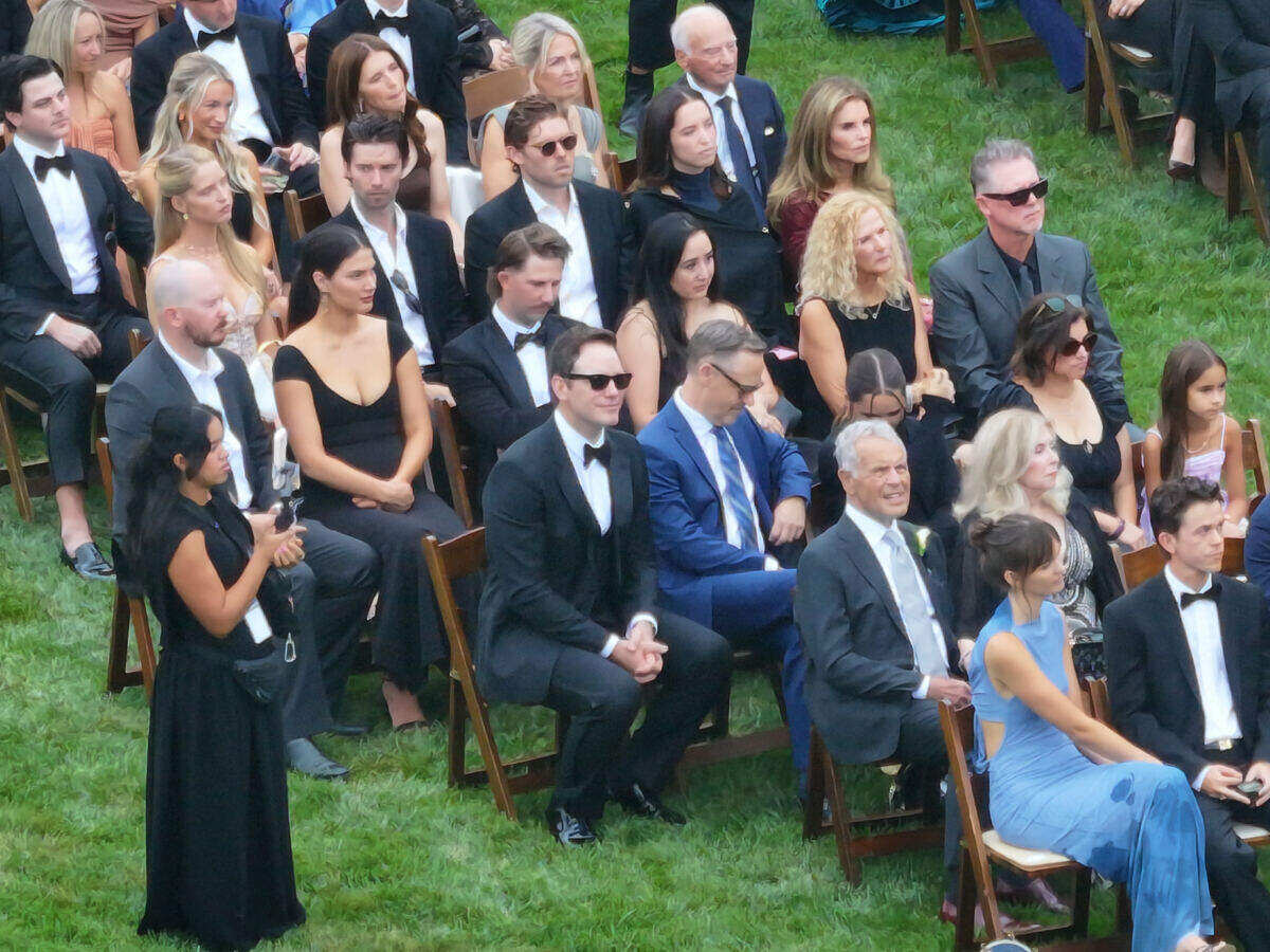 Chad Lowe, wife and kids make first public outing since Fiona’s death at nephew Matthew’s star-studded wedding