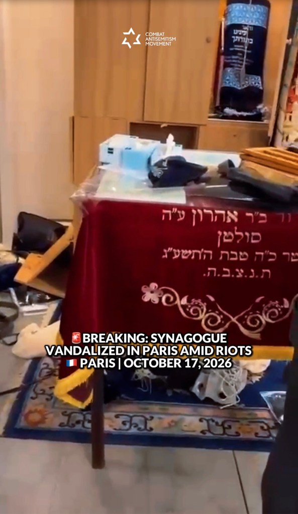 Synagogue ransacked, Jewish businesses hit during French riots: ‘Can’t be a coincidence’