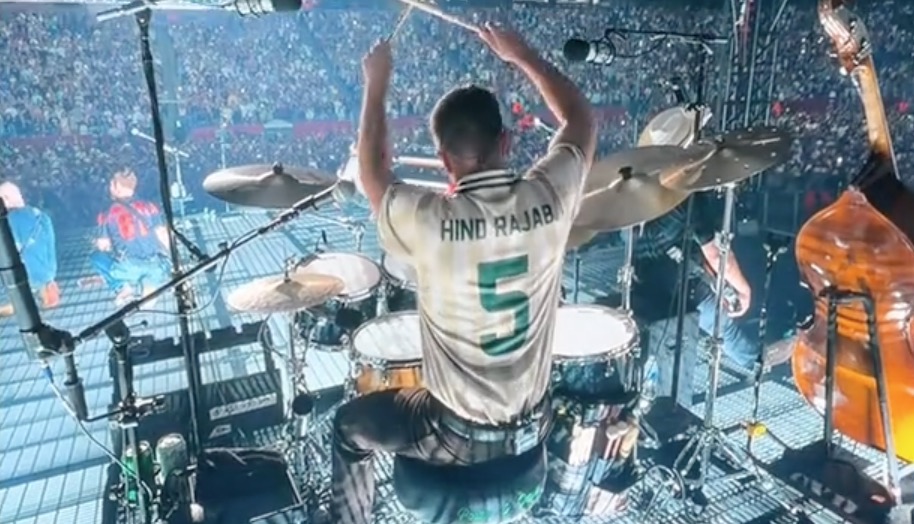 Zach Bryan’s drummer joins singer’s pro-Palestine statement with jersey that has special meaning