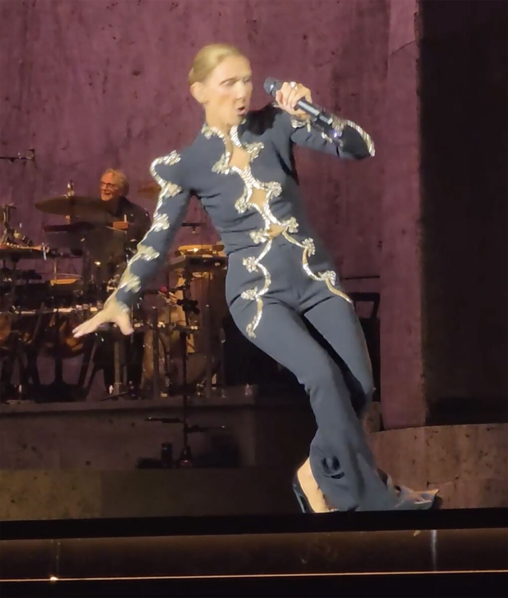 Celine Dion takes scary tumble onstage during Paris residency — and doesn’t miss a single beat