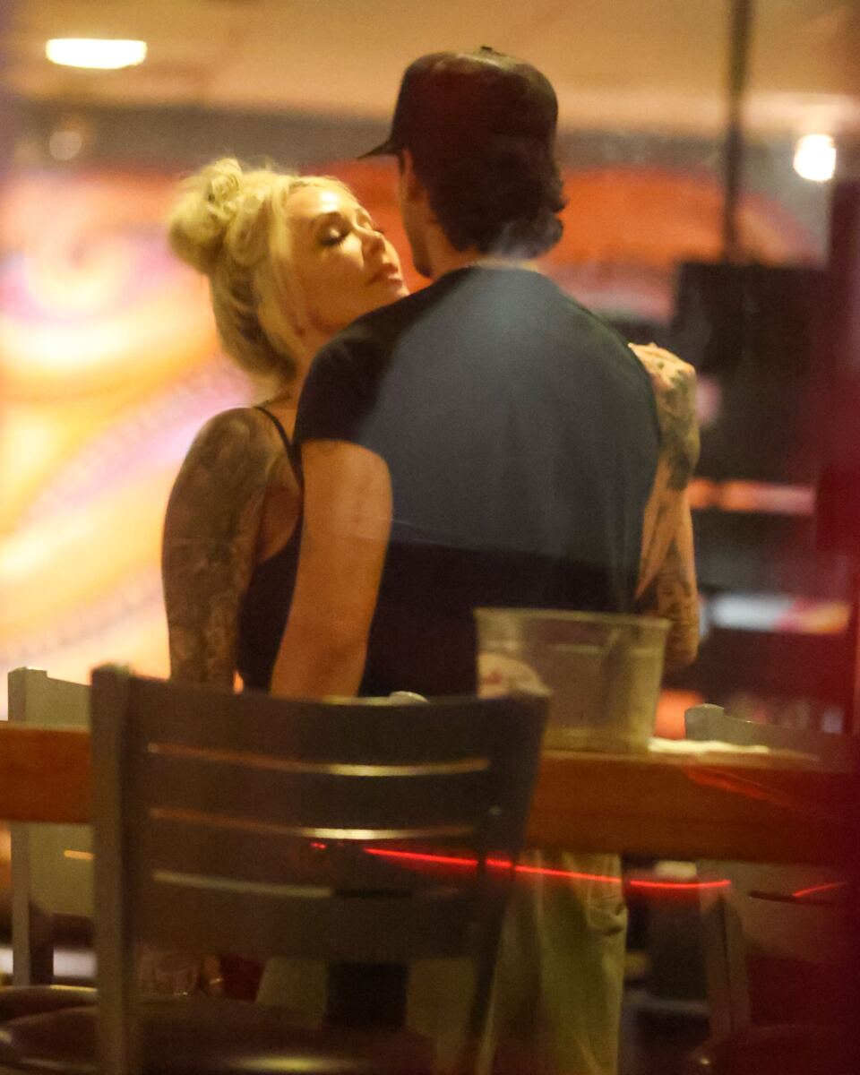 Bunnie Xo, 46, passionately kisses 24-year-old boyfriend Dylan Wolf after defending age gap backlash