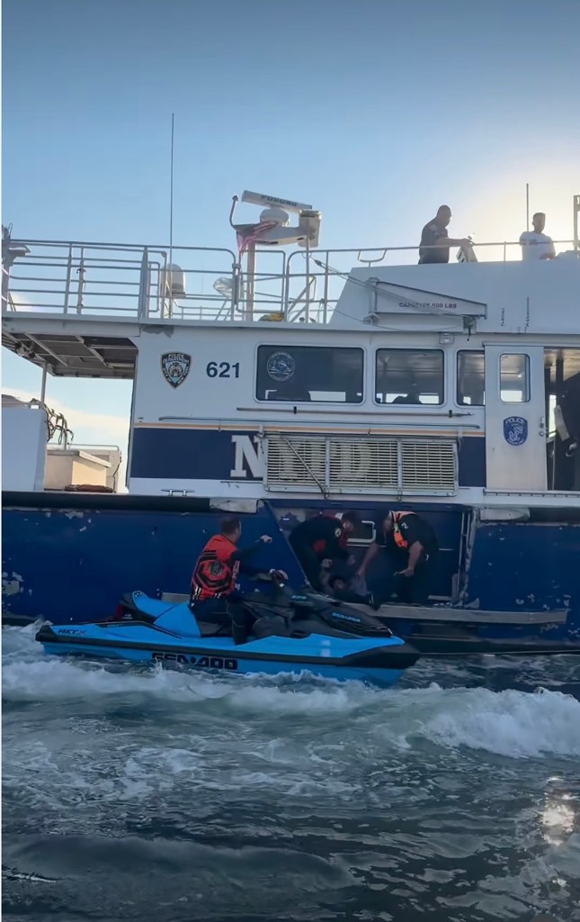 ‘Party Pirate’ jet skiers make dramatic rescue of teen who jumped from Brooklyn Bridge
