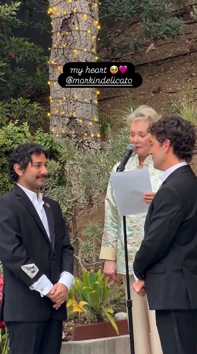 Jean Smart officiates ‘Hacks’ co-star Mark Indelicato’s wedding as cast reunites