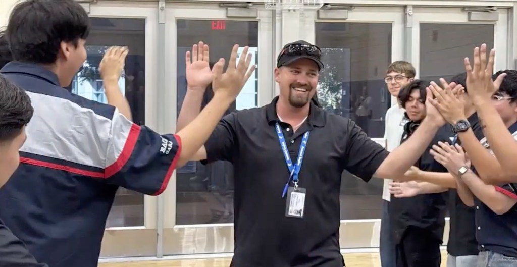 California teacher gets the surprise of his life with jaw-dropping prize in front of his students