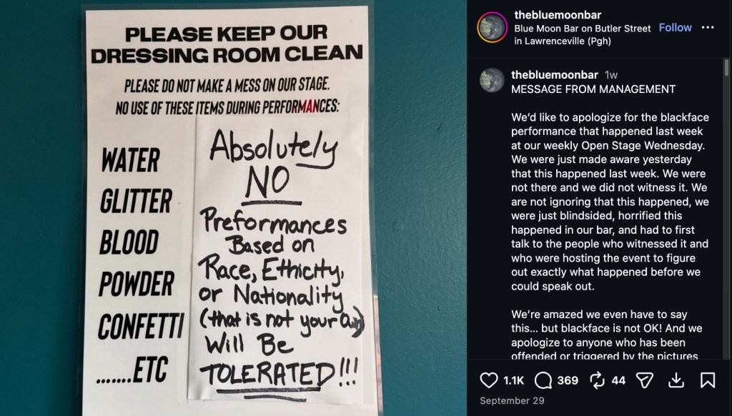 Pa. Gay bar under fire for blackface drag performance that was actually half-baked tribute to Tim Curry