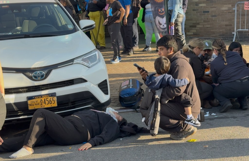 NYC ‘drunk’ driver plows into NYPD Halloween event — injuring 4, including child