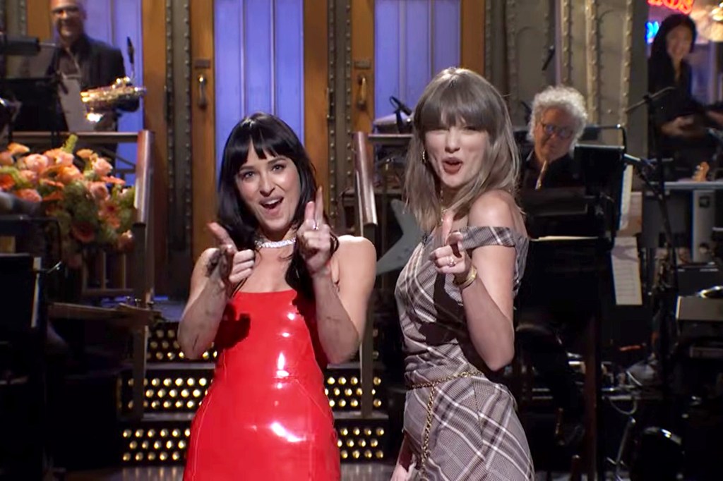 Taylor Swift crashes Dakota Johnson’s ‘SNL’ monologue: ‘My literal therapist’