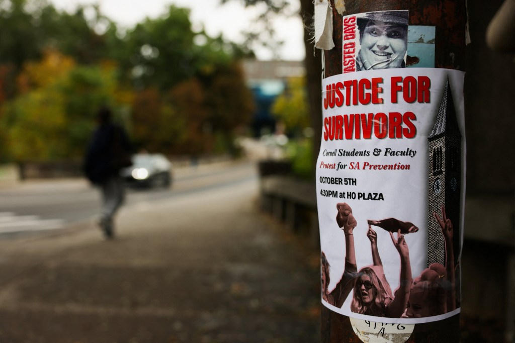 Cornell 7 rape accuser claims she was assaulted repeatedly in a closet — while going in and out of consciousness