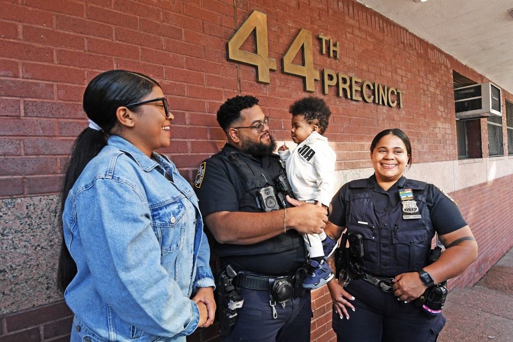 NYPD cops rush to heroically save choking infant outside Bronx apartment: ‘I wasn’t breathing either’