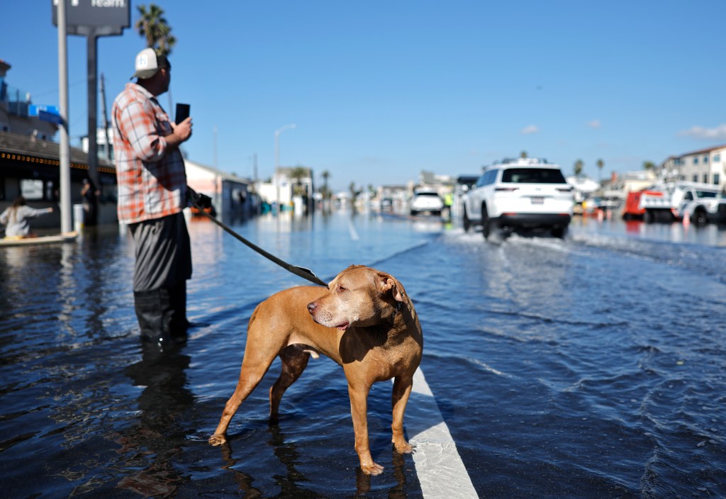 California coast hit with monster tides, flooding streets as forecast calls for even more chaos