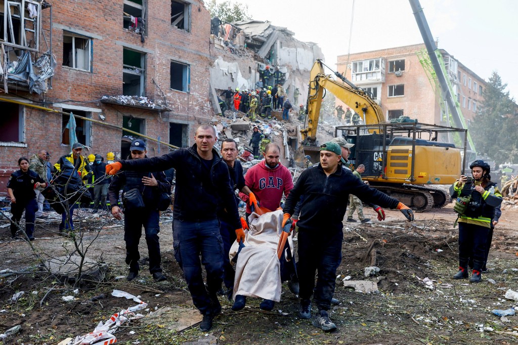 Vladimir Putin celebrates 74th birthday with deadly strikes on Kyiv, leaving at least 19 dead