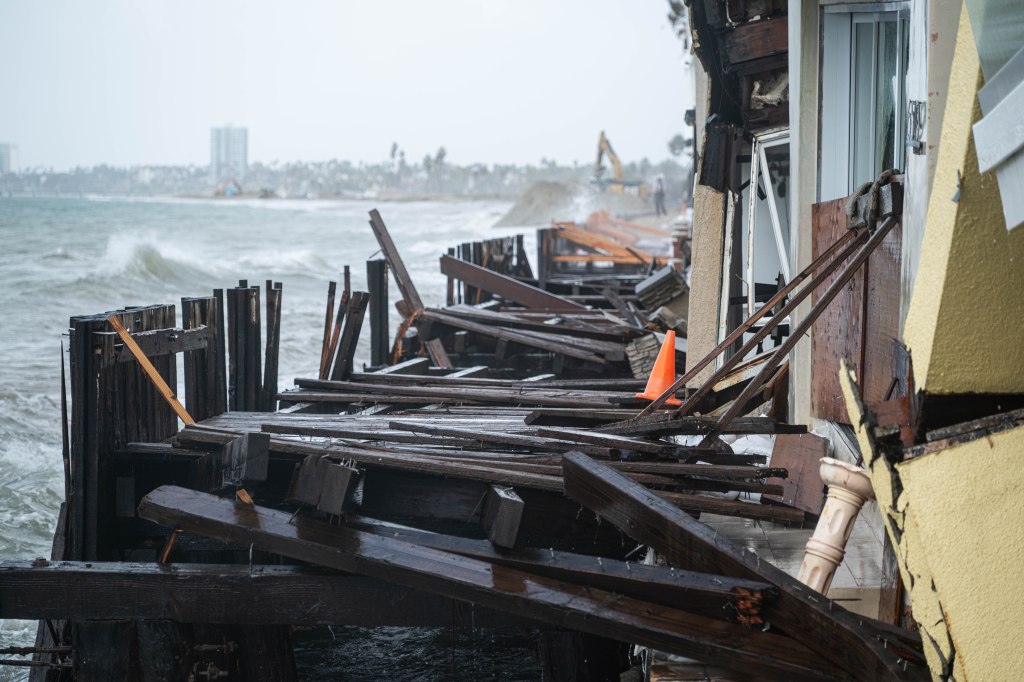 Long Beach homeowners heartbroken as Tropical Storm Rachel annihilates houses