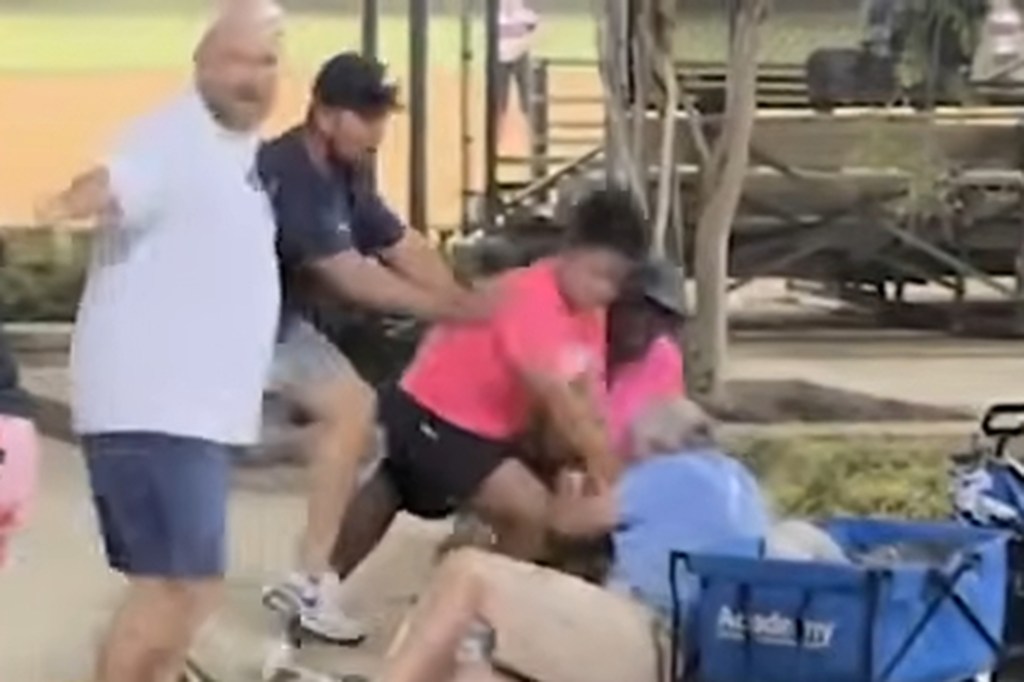 Parents arrested after wild fight at 12-year-old’s softball game caught on video