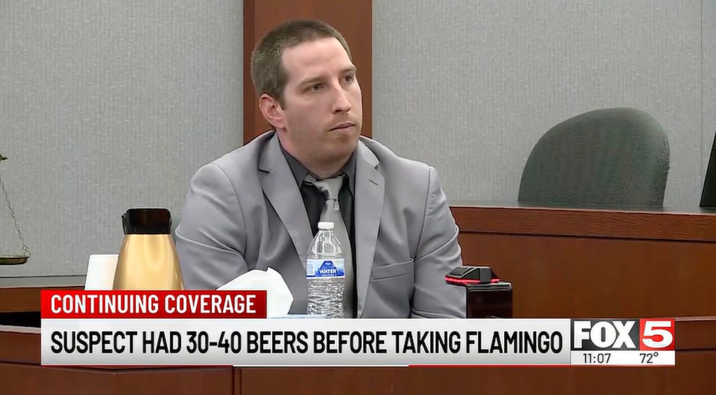 Canadian tourist accused of stealing flamingo from Las Vegas Strip says he drank up to 40 beers before pulling off heist