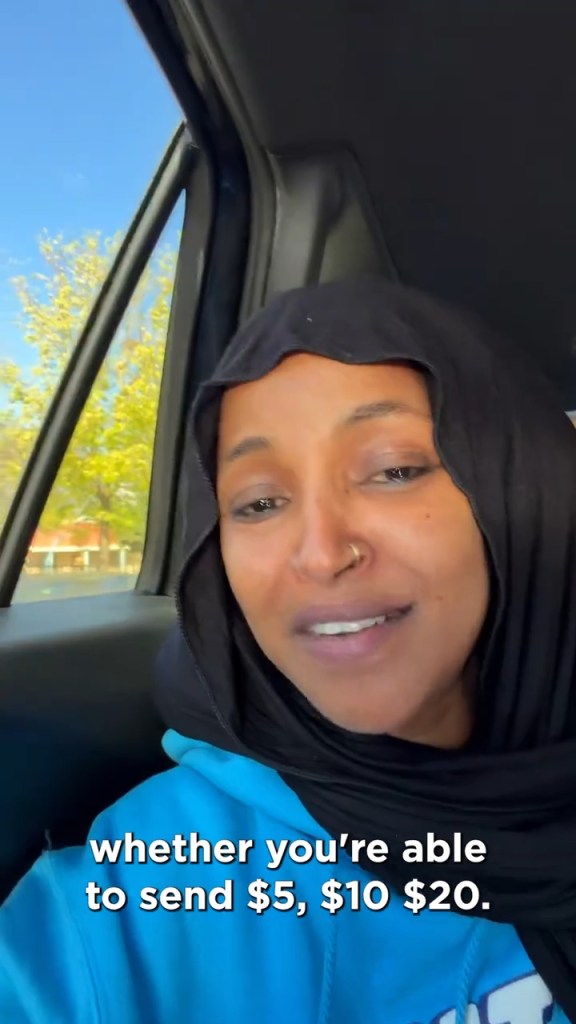 Ilhan Omar reemerges to beg supporters for cash as probe into her immigration status intensifies