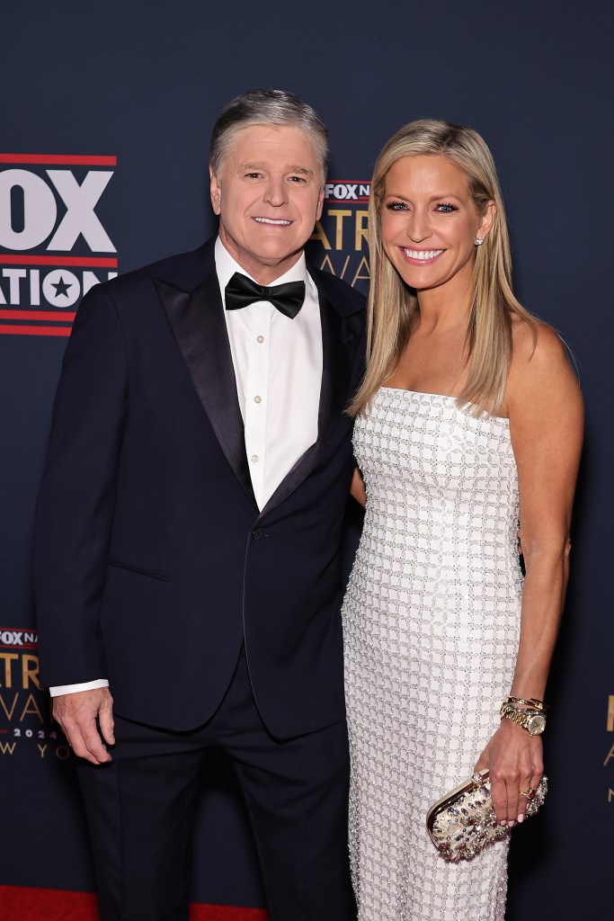 Ainsley Earhardt and Sean Hannity celebrate upcoming wedding surrounded by family and friends at Mar-a-Lago