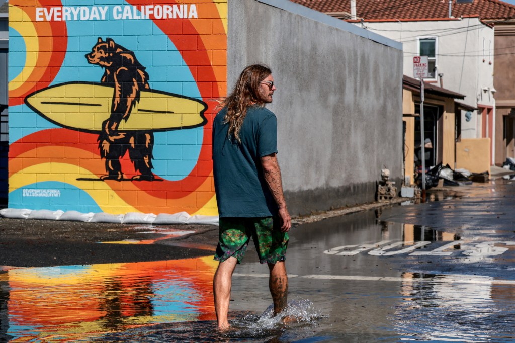 California coast hit with monster tides, flooding streets as forecast calls for even more chaos