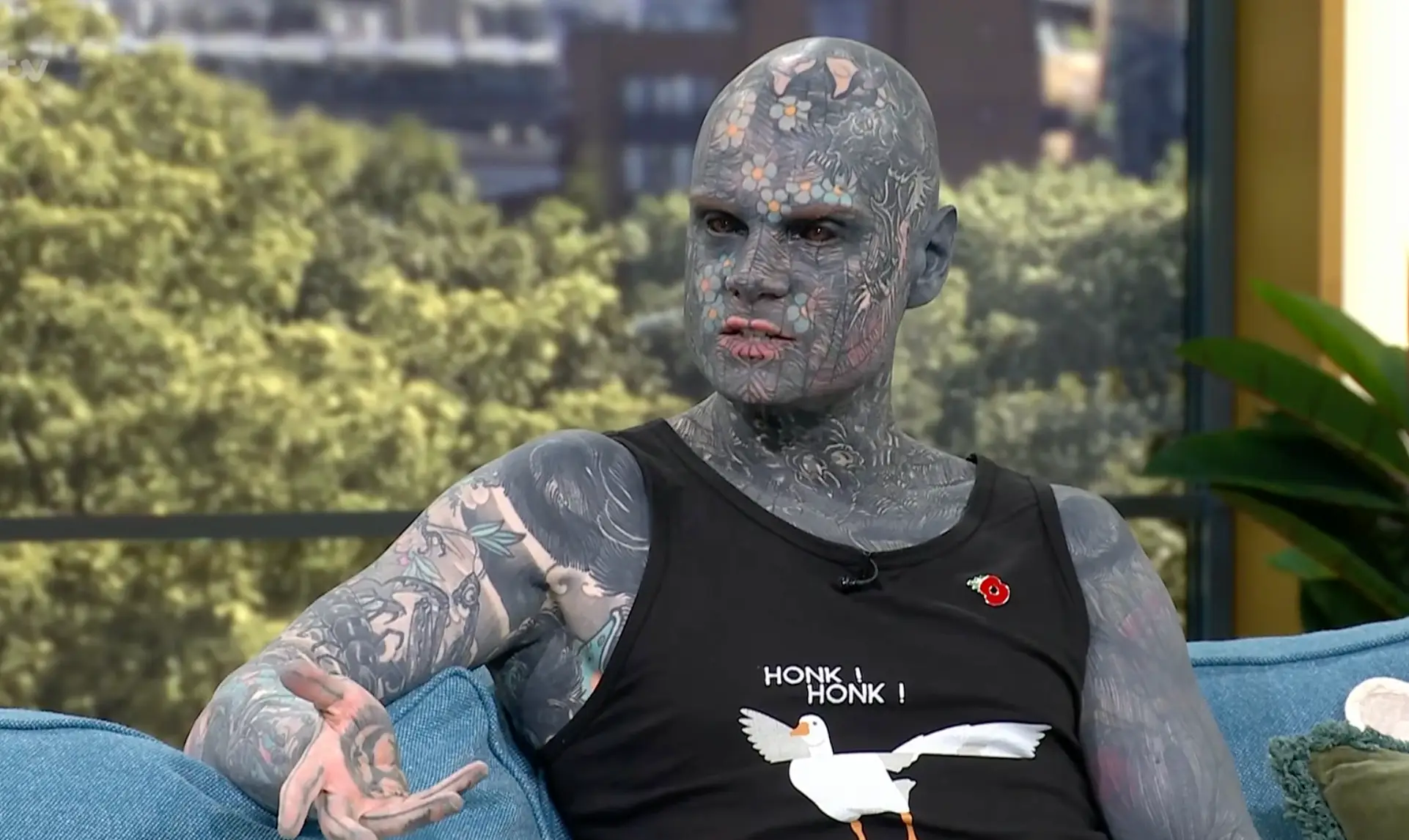 'World's most tattooed teacher' lashes out at complaints he gave a child 'nightmares'