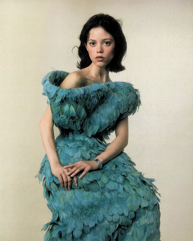 Jenna Ortega is a work of art on the cover of Vogue