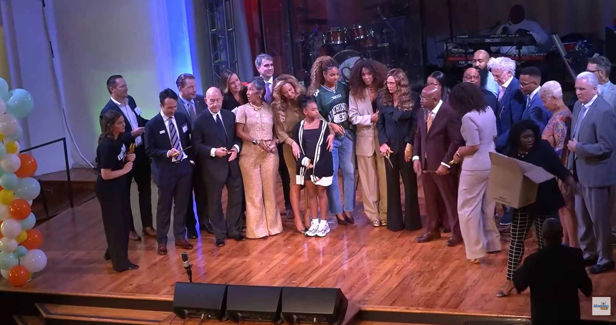 Blue Ivy, 14, towers over mom Beyoncé at ribbon-cutting ceremony in Houston