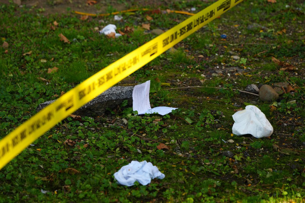 Haunting photos reveal tragic items at spot where NYC mom, baby plunged 15 stories