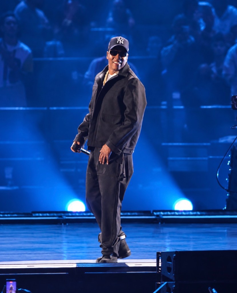 Blue Ivy joins dad Jay-Z onstage in LA in front of reunited Destiny’s Child