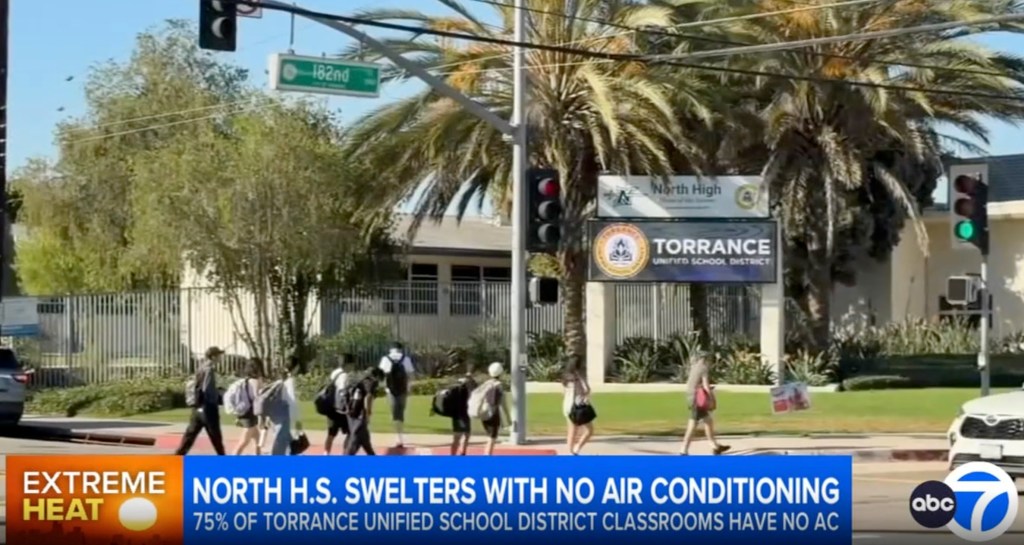 California students suffer in intense heat with no air conditioning across hundreds of classrooms