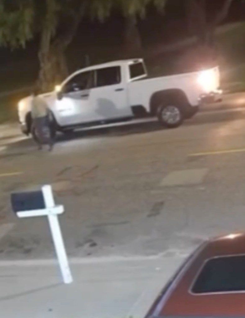 Horrific moment man drops woman on SoCal street and speeds off in white truck chilling video shows