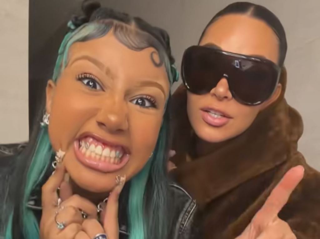 Kim Kardashian transforms into 13-year-old daughter North West for Halloween — including blue hair and piercings