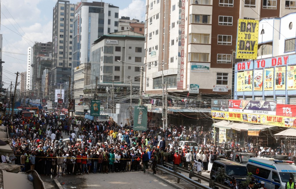 Multi-story building collapses in Kenya, leaving many feared trapped under the rubble