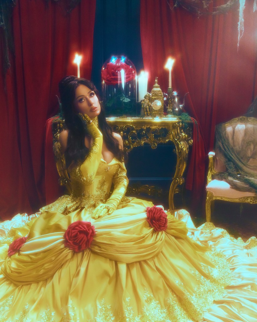 Paris Hilton gets the princess treatment in family Halloween shoot with her husband and kids