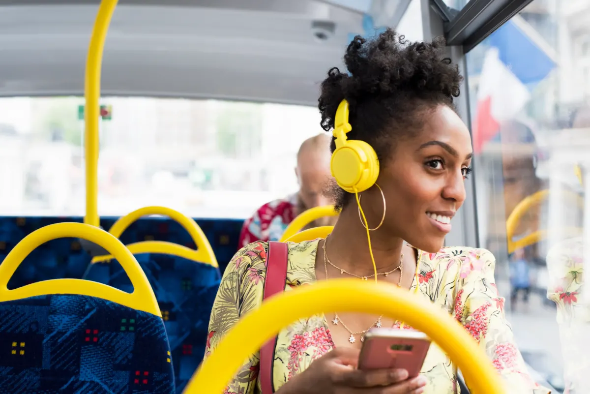 Passengers who blast music from their phones on buses could be fined £100