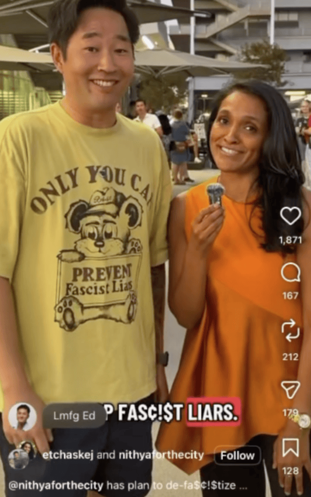 Nithya Raman caught in ‘dangerous’ video targeting LAPD chief: ‘Fascist liars’