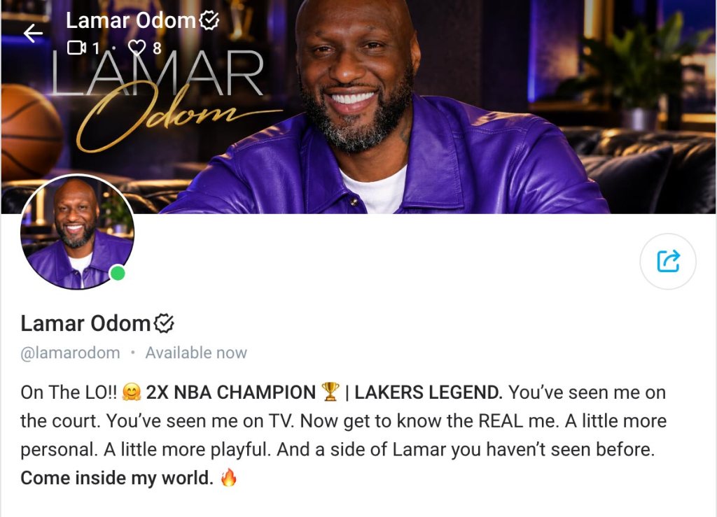 NBA alum Lamar Odom launches OnlyFans account: ‘Get to know the REAL me’