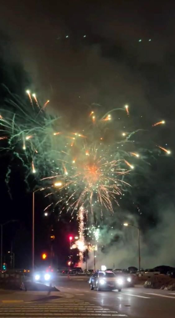 San Francisco jolted awake as massive pile of illegal fireworks ignited on beach